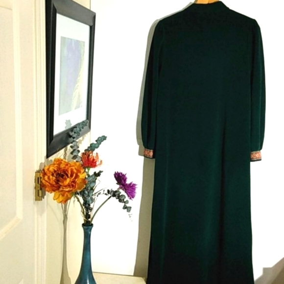 VANITY FAIR FULL LENGTH DAY ROBE DUST COAT NIGHTGOWN SIZE MEDIUM - Picture 6 of 9